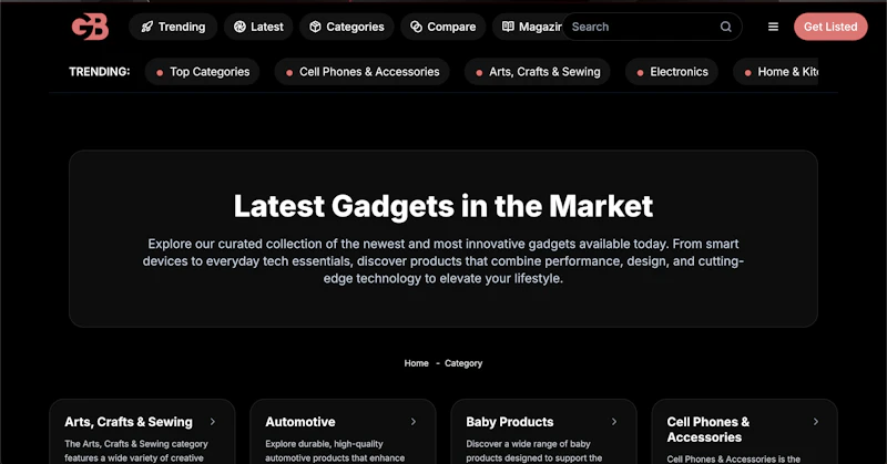 Gadgetbin screenshot 2