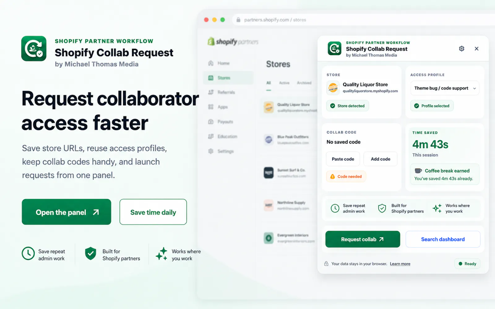 Shopify Collab Request screenshot 2