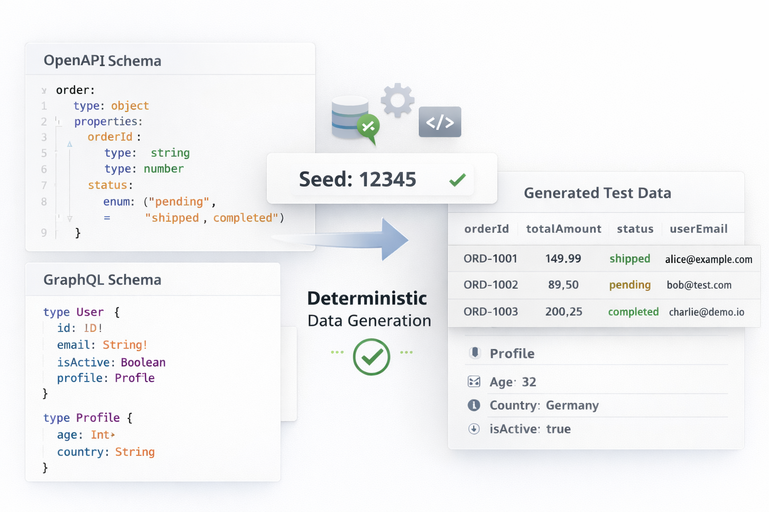 TestSeed - Screenshot 2 showing product features and functionality