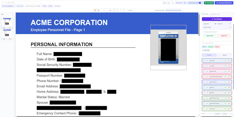 RedactVault screenshot 3