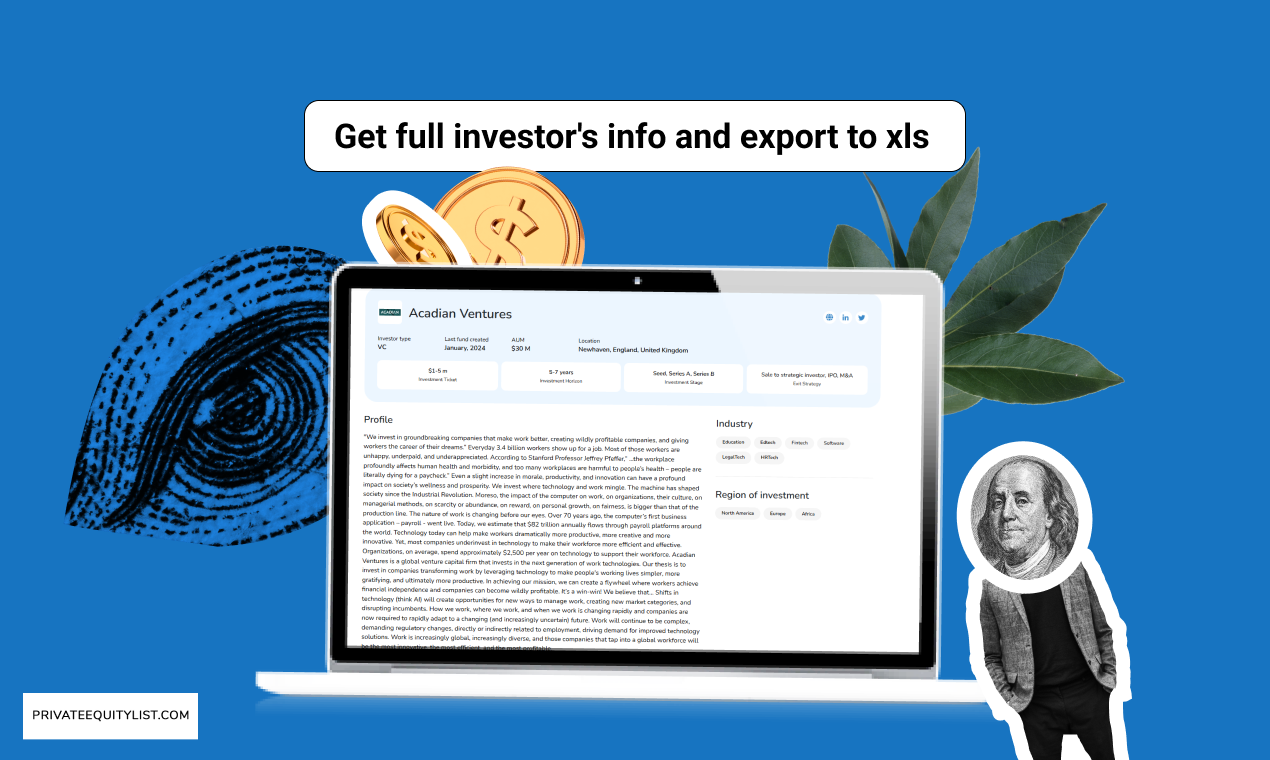 Private Equity List 2.0 Pel Feed - Grote update van gebruiksvriendelijk alternatief voor CrunchBase media 3