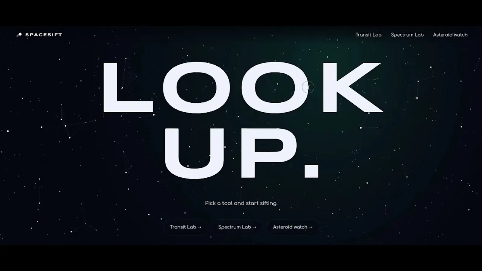 SpaceSift screenshot 1 (video preview)