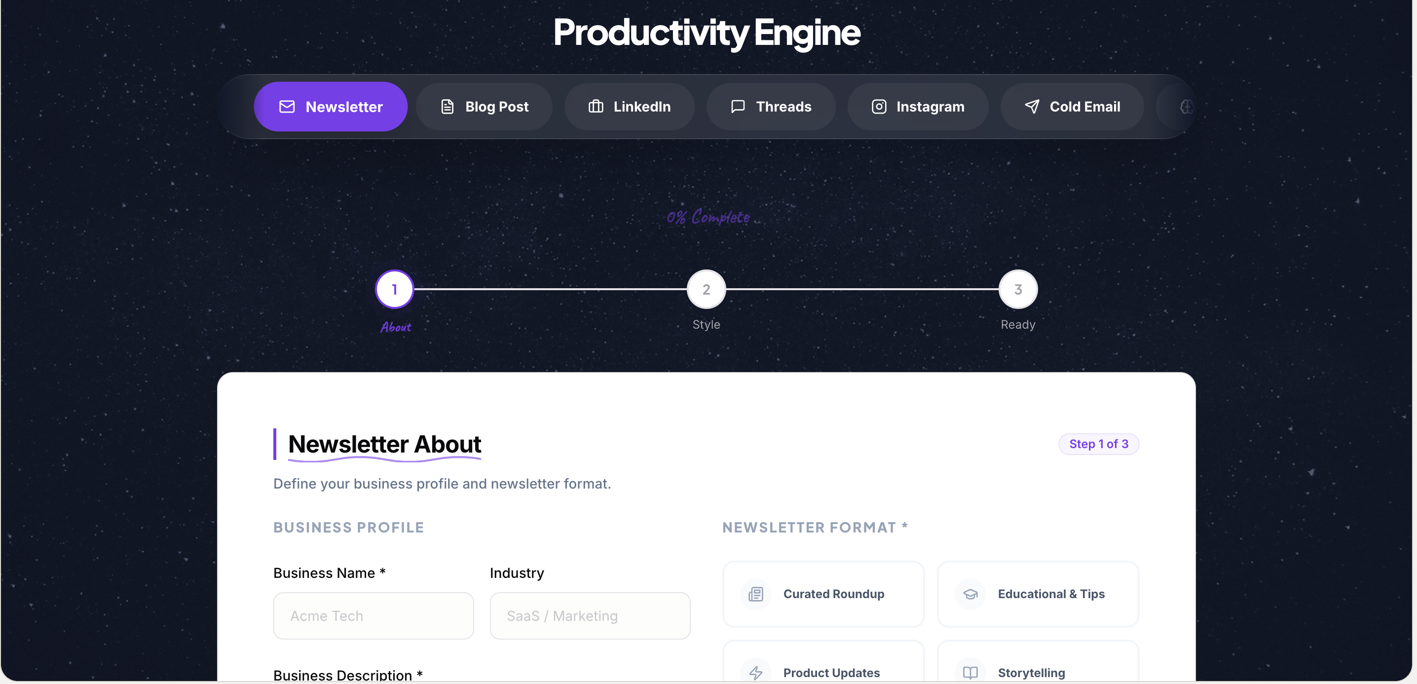 Productivity Engine by Howdy Analytics gallery image