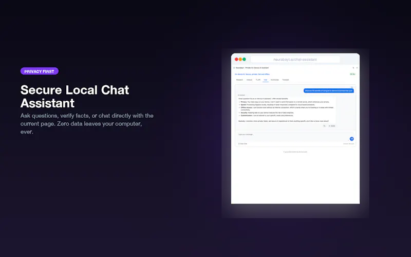 NeuraBayt Private On-Device AI Assistant screenshot 7
