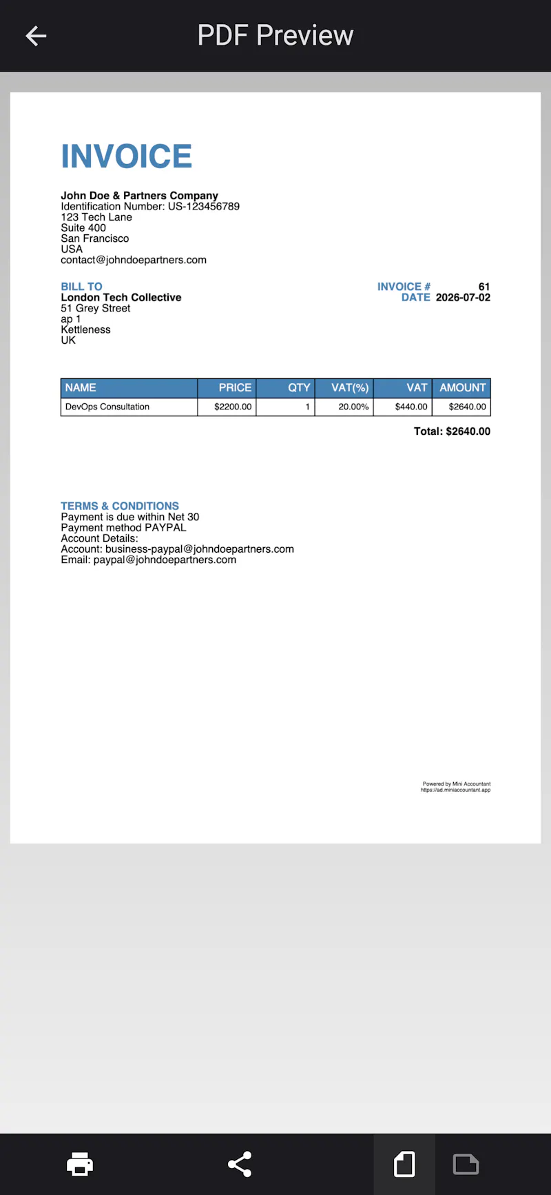 Mini Accountant screenshot 5
