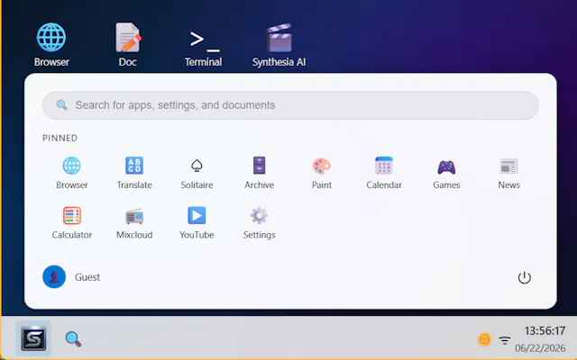 SilveOS Webtop Edge Add-on gallery image