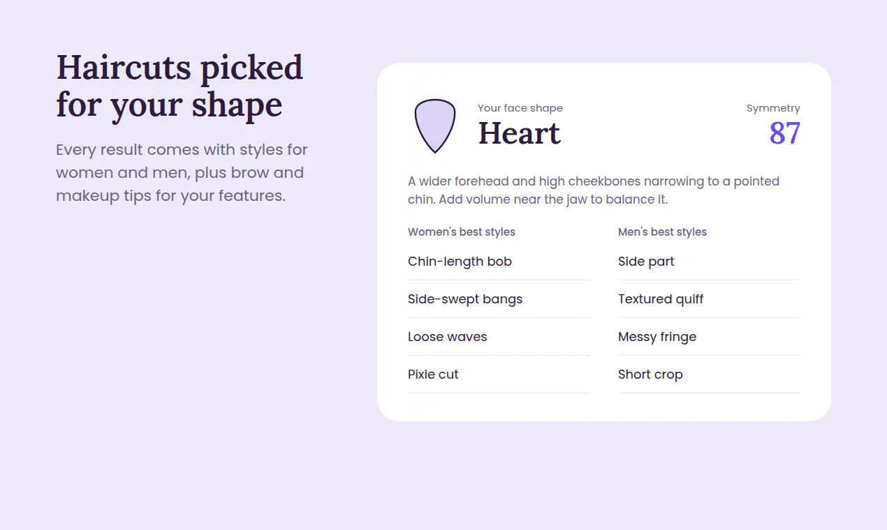 AI Face Shape Detector gallery image