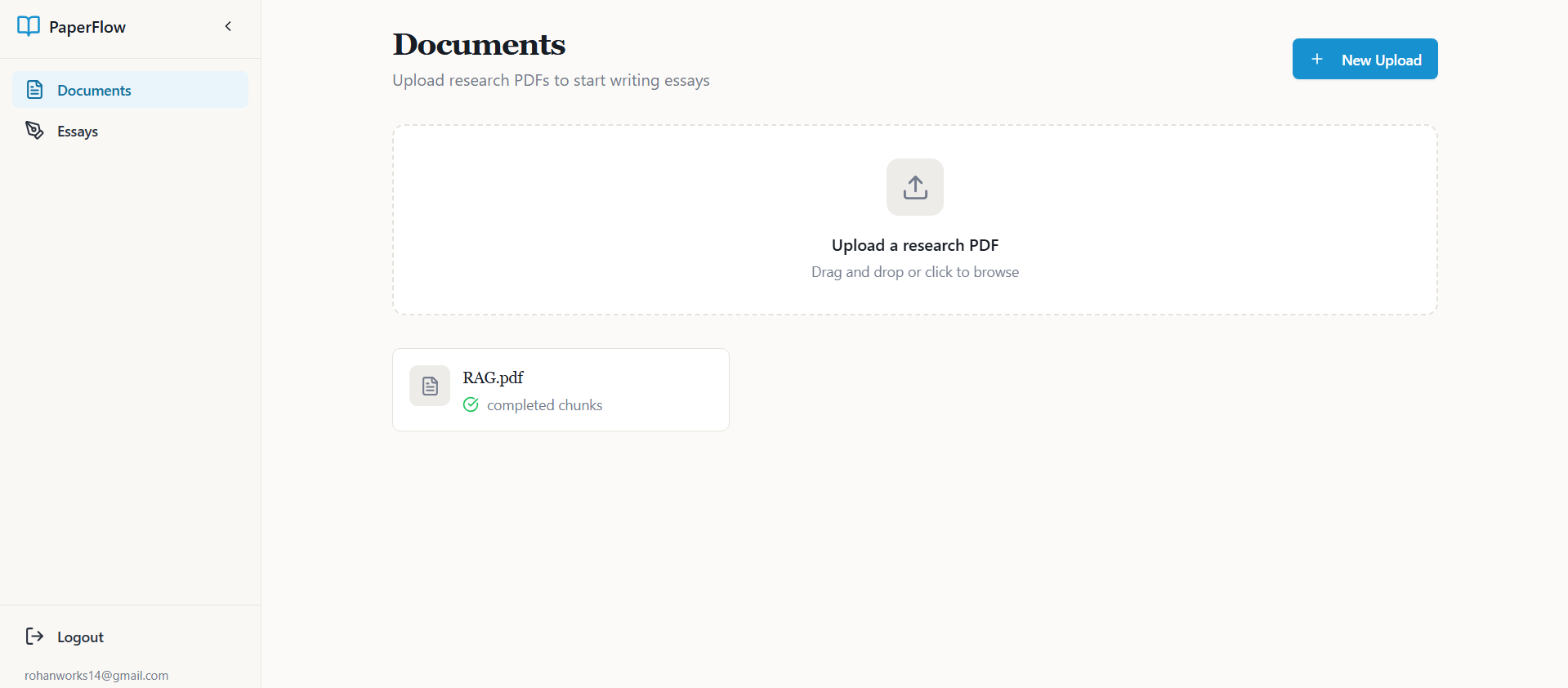 PaperFlow - Screenshot 2 showing product features and functionality