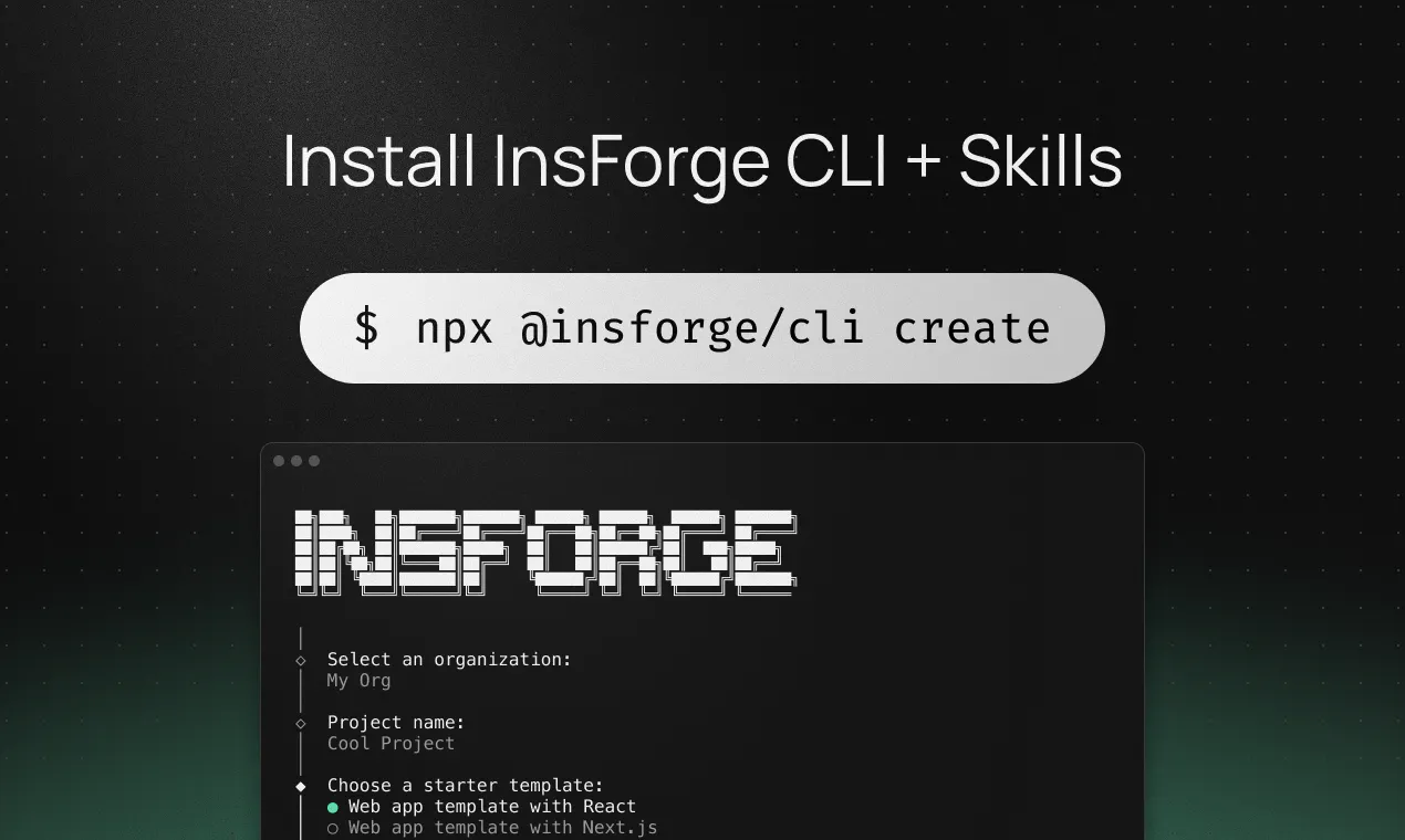 InsForge Backend Branching - Git style branching for your backend