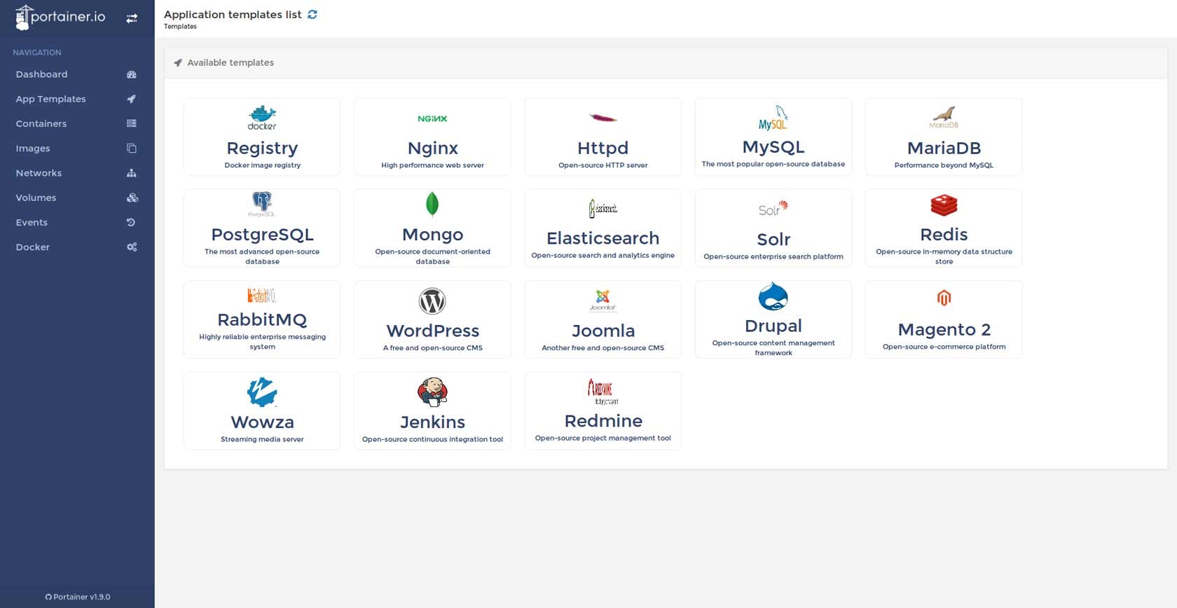 Portainer gallery image