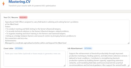 Mastering.CV — Instant CV Upgrade gallery image