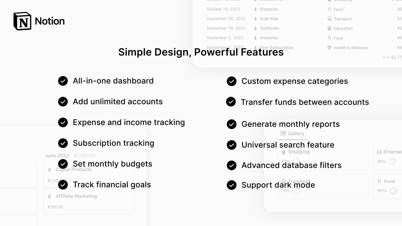 Notion Finance Tracker 2.0 media 4