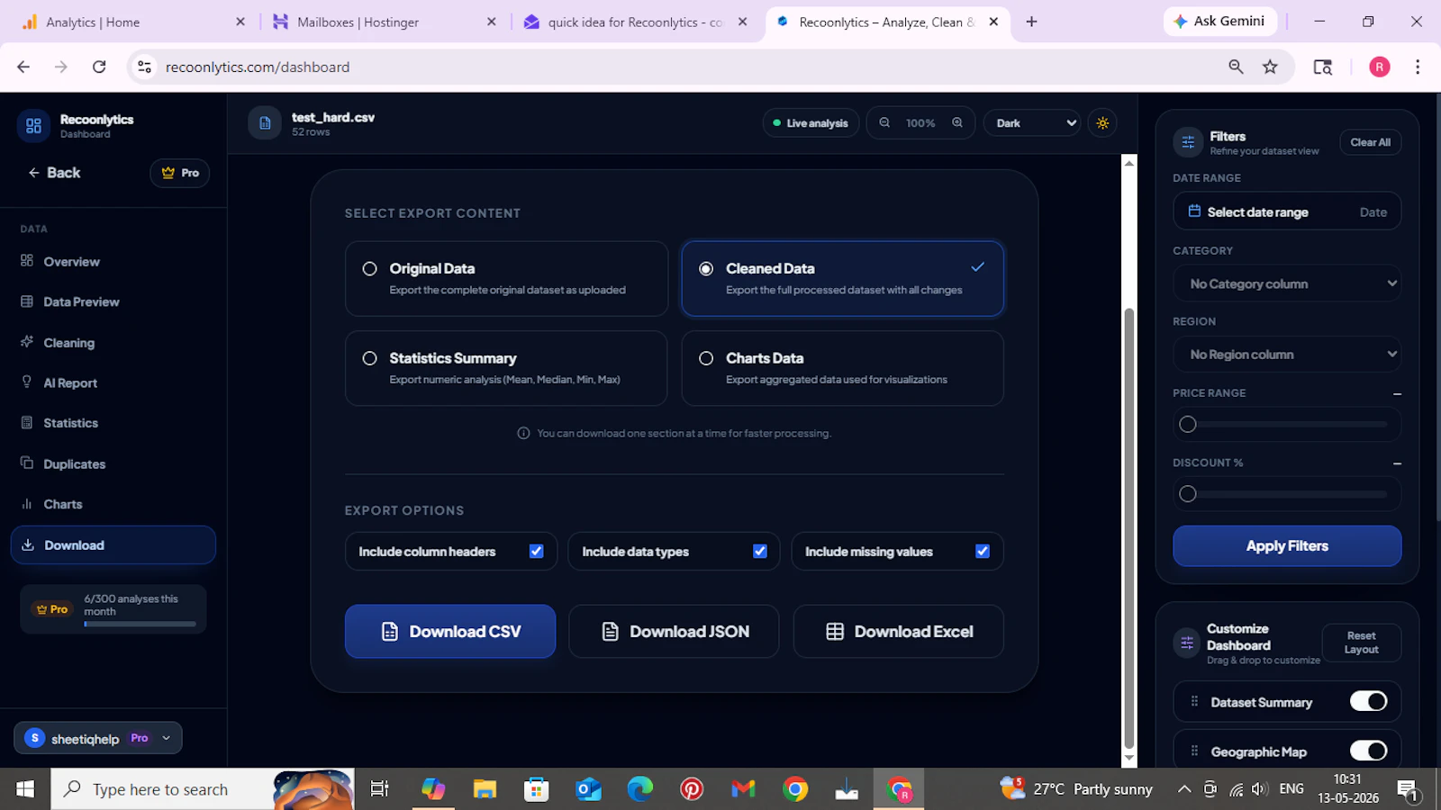Recoonlytics screenshot 12