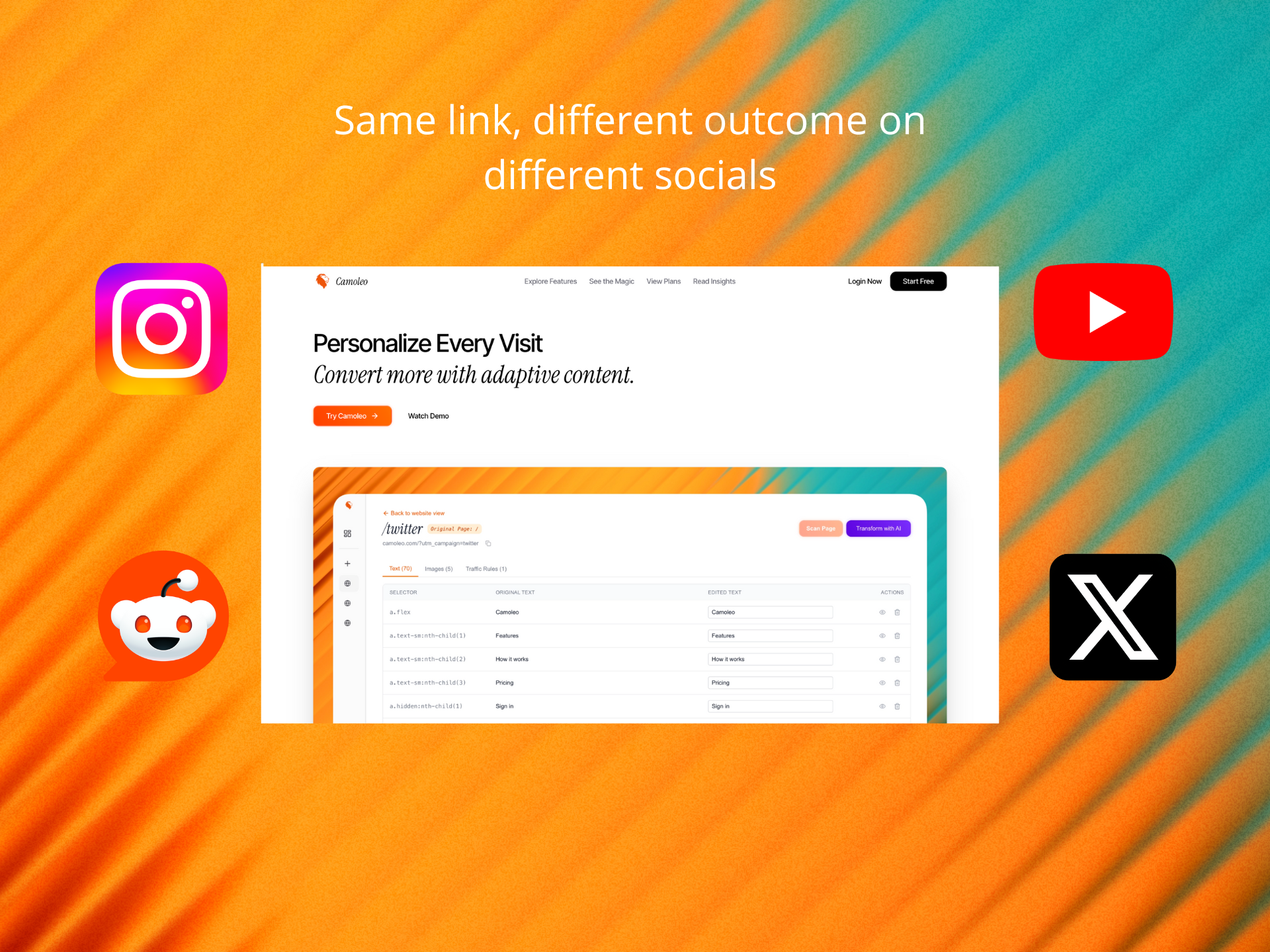 Camoleo - Screenshot 3 showing product features and functionality