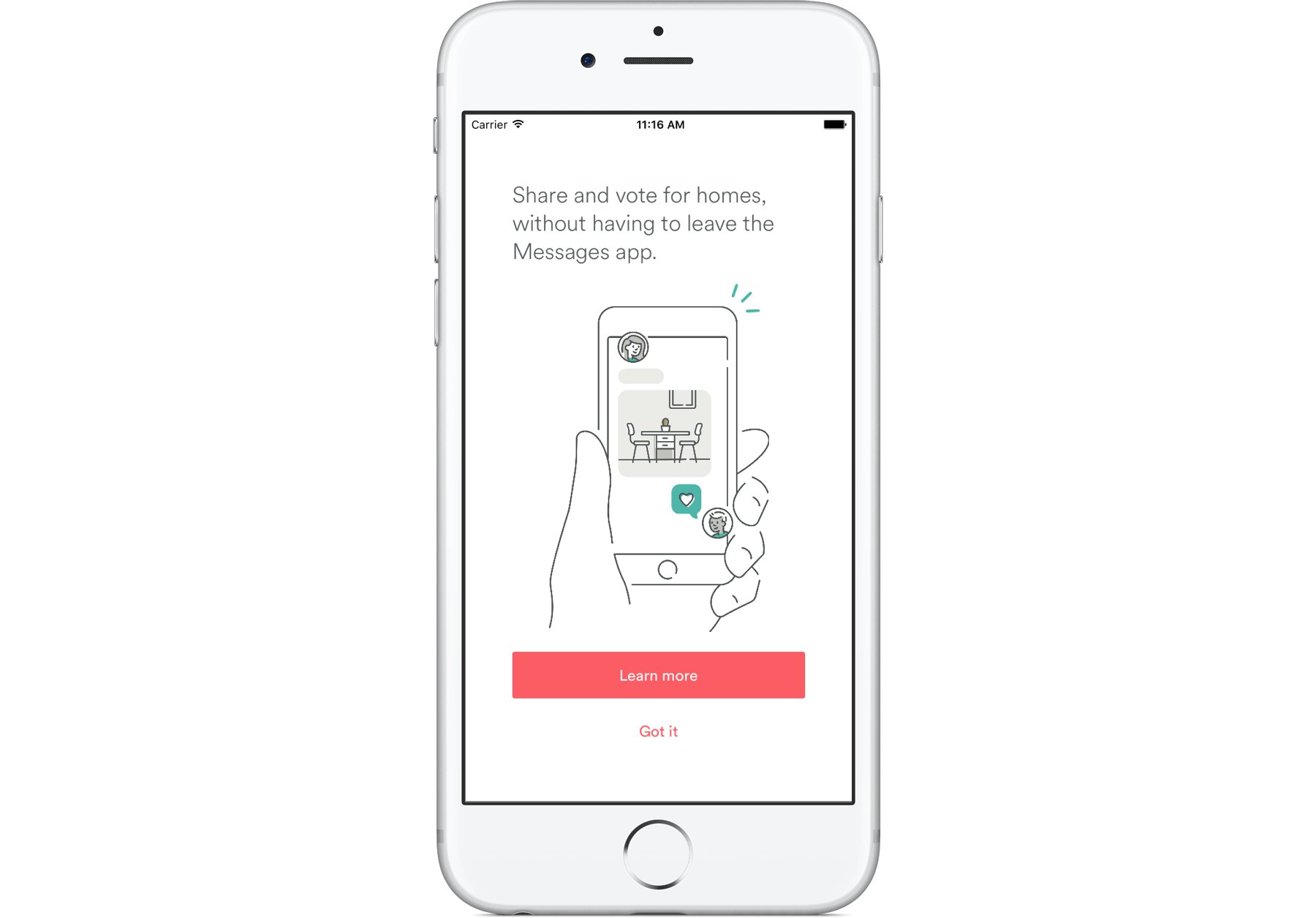 Airbnb iMessage App media 2