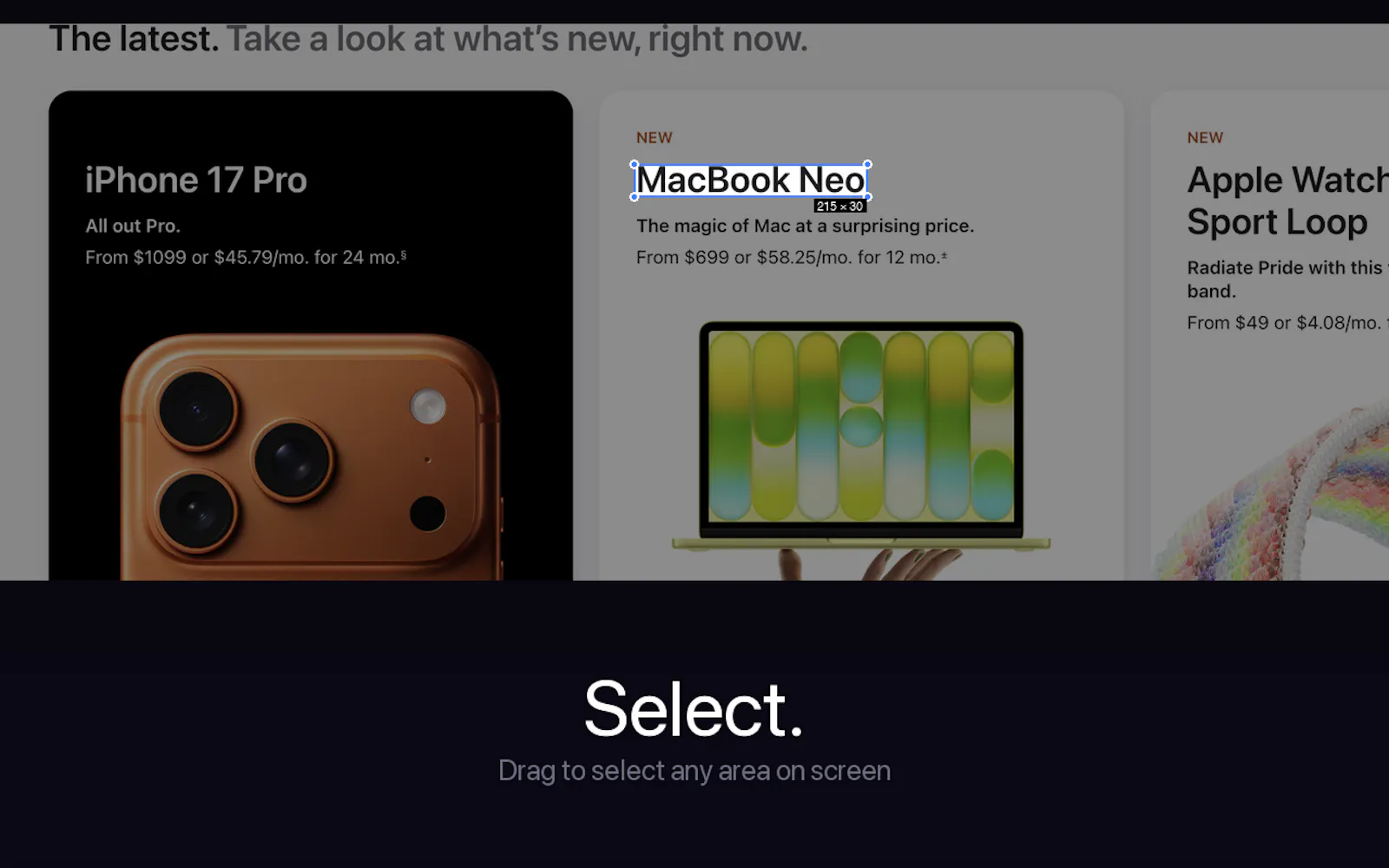 toCopy screenshot 2