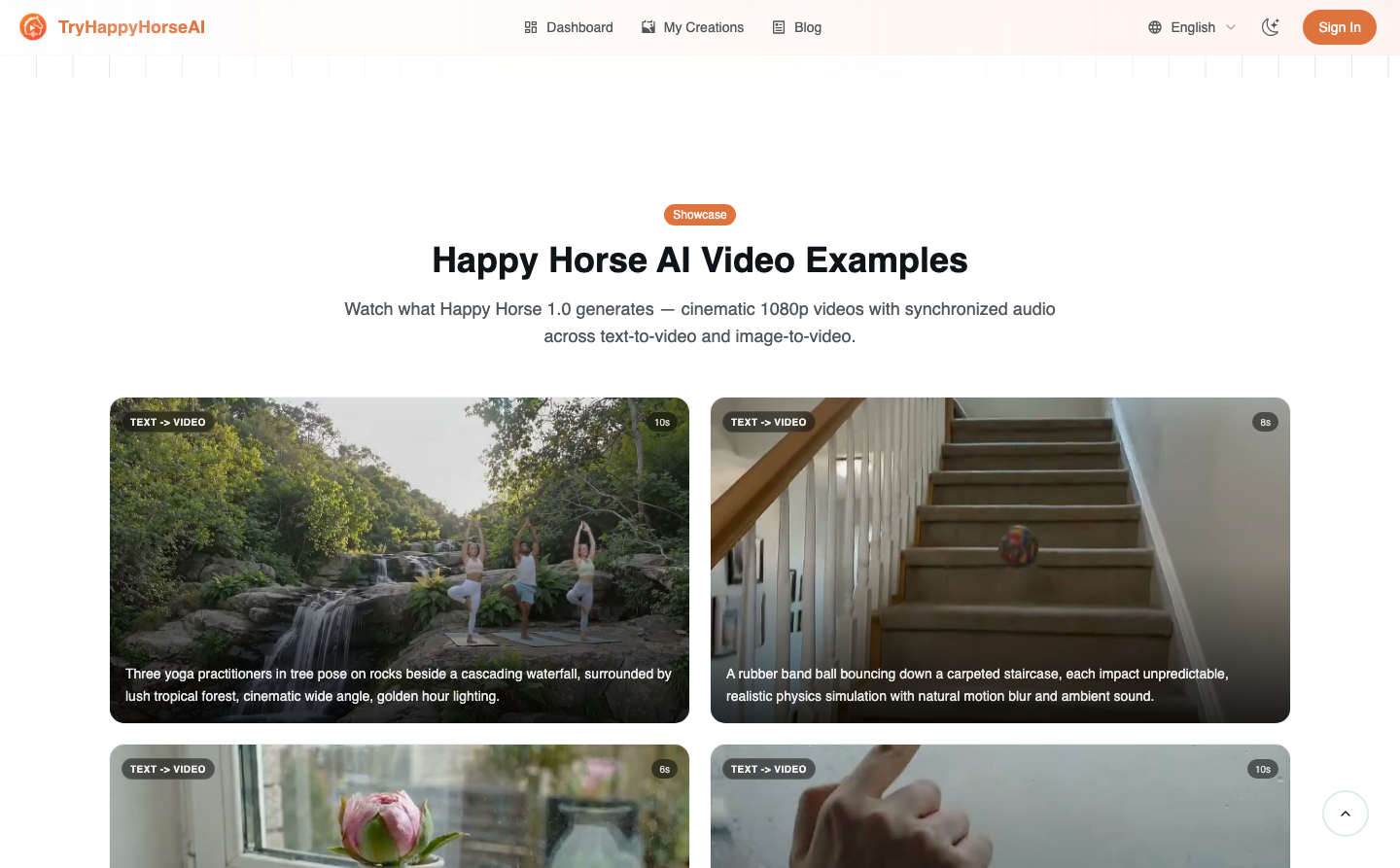 TryHappyHorseAI gallery image