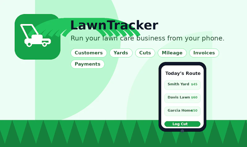 LawnTracker screenshot 1