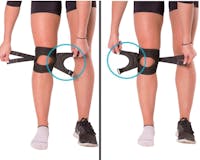 Plus Size Patellar Tracking Short Knee Brace media 3