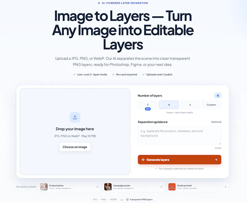 Img2layers screenshot 2