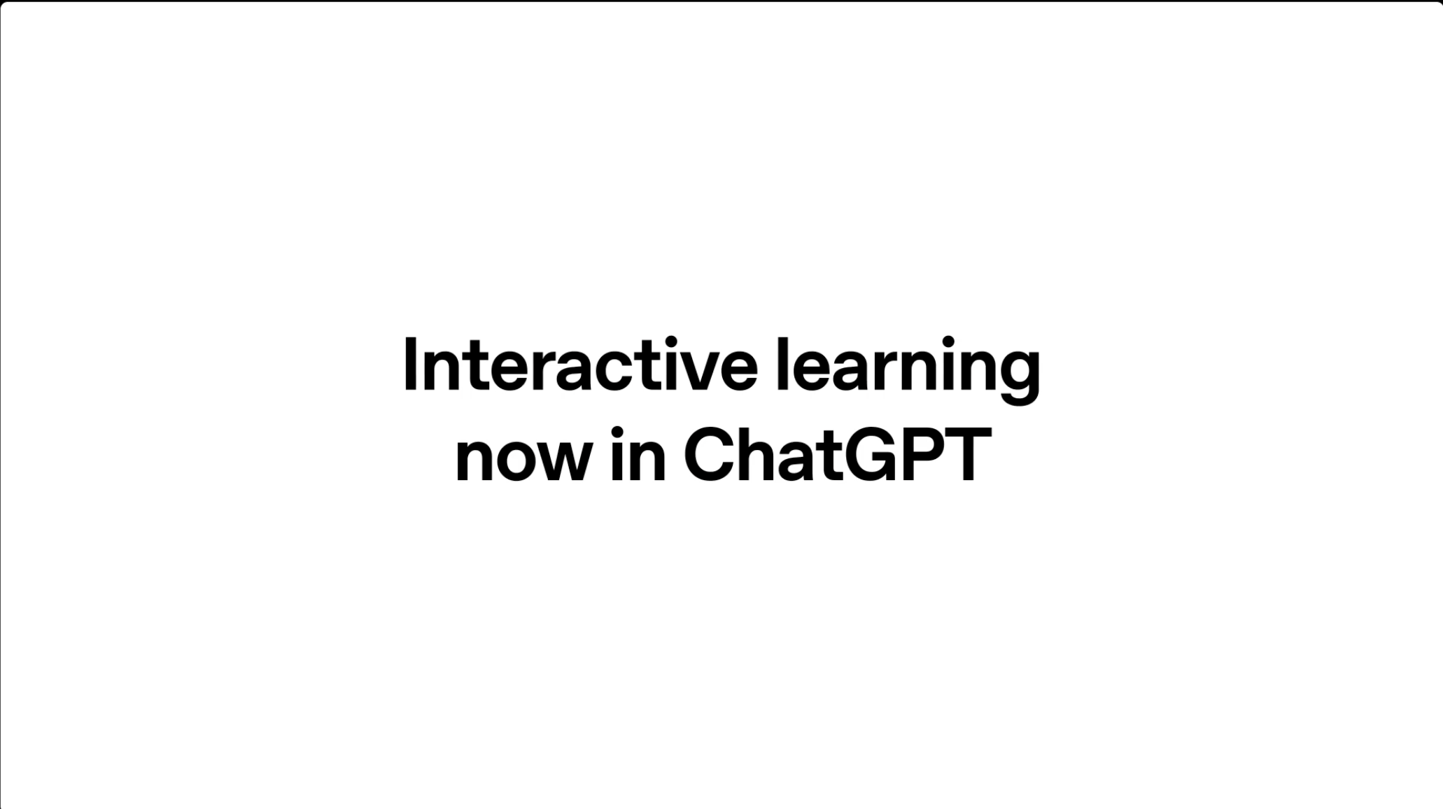 ChatGPT Interactive Learning  - Main product screenshot demonstrating key features and user interface
