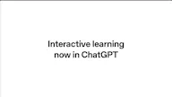ChatGPT Interactive Learning