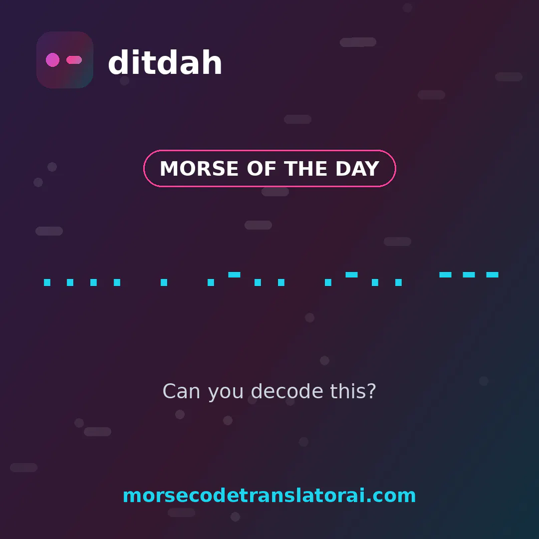 Morse Code Translator gallery image