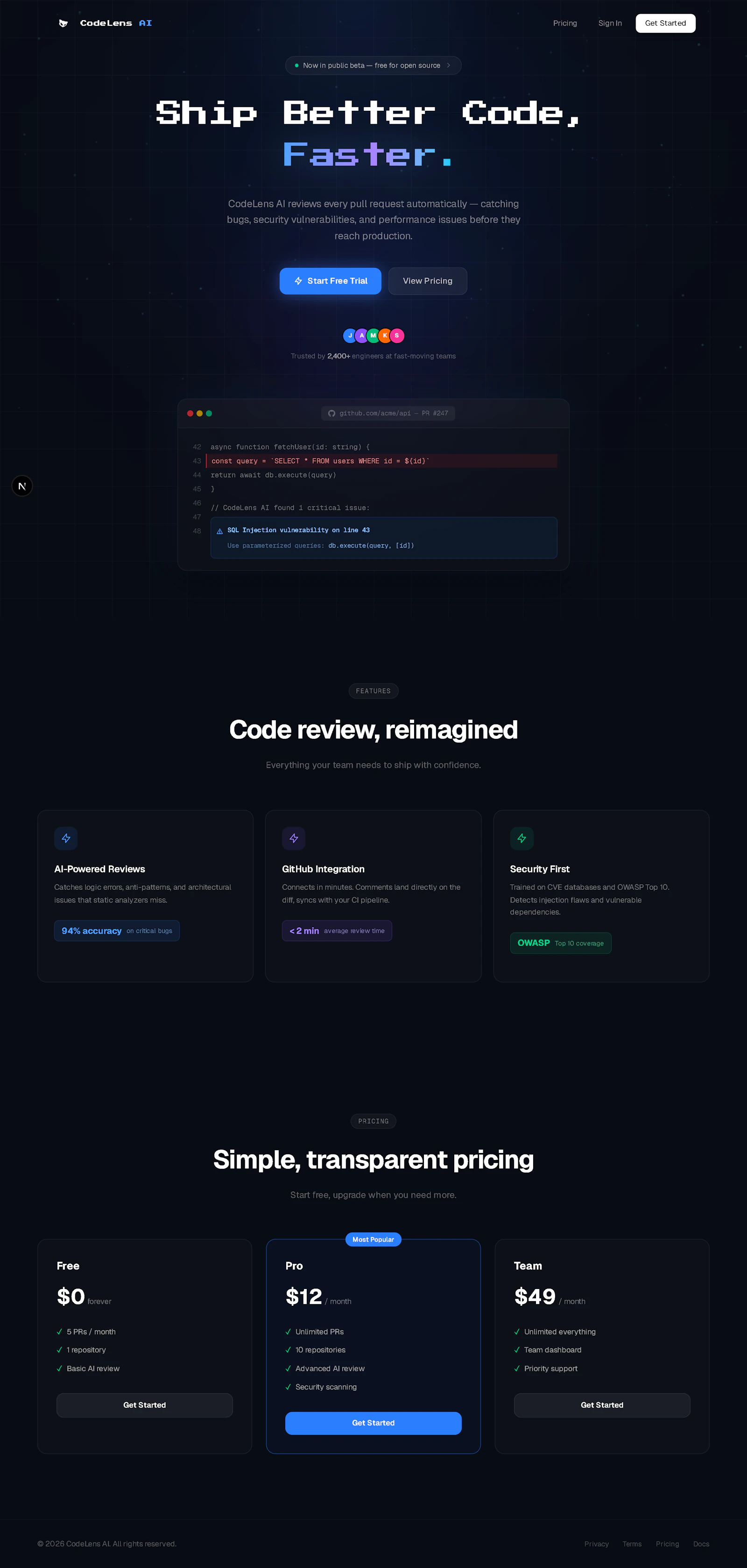 CodeLens AI screenshot 1