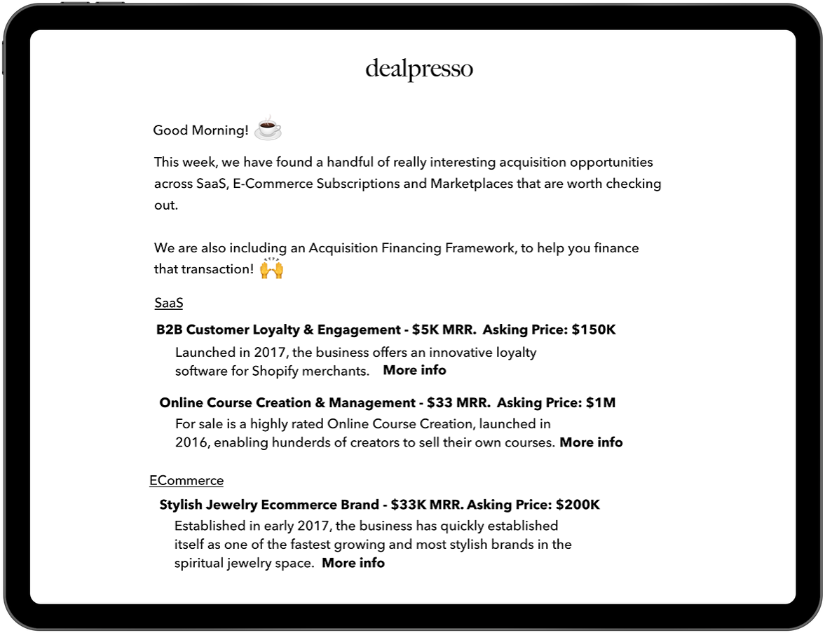 Dealpresso gallery image