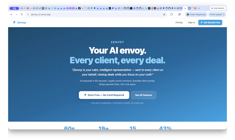 Zenvoy screenshot 2