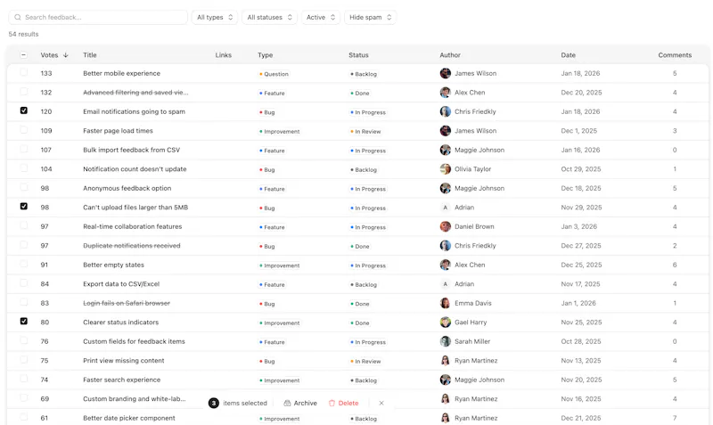 Fdback.io screenshot 4