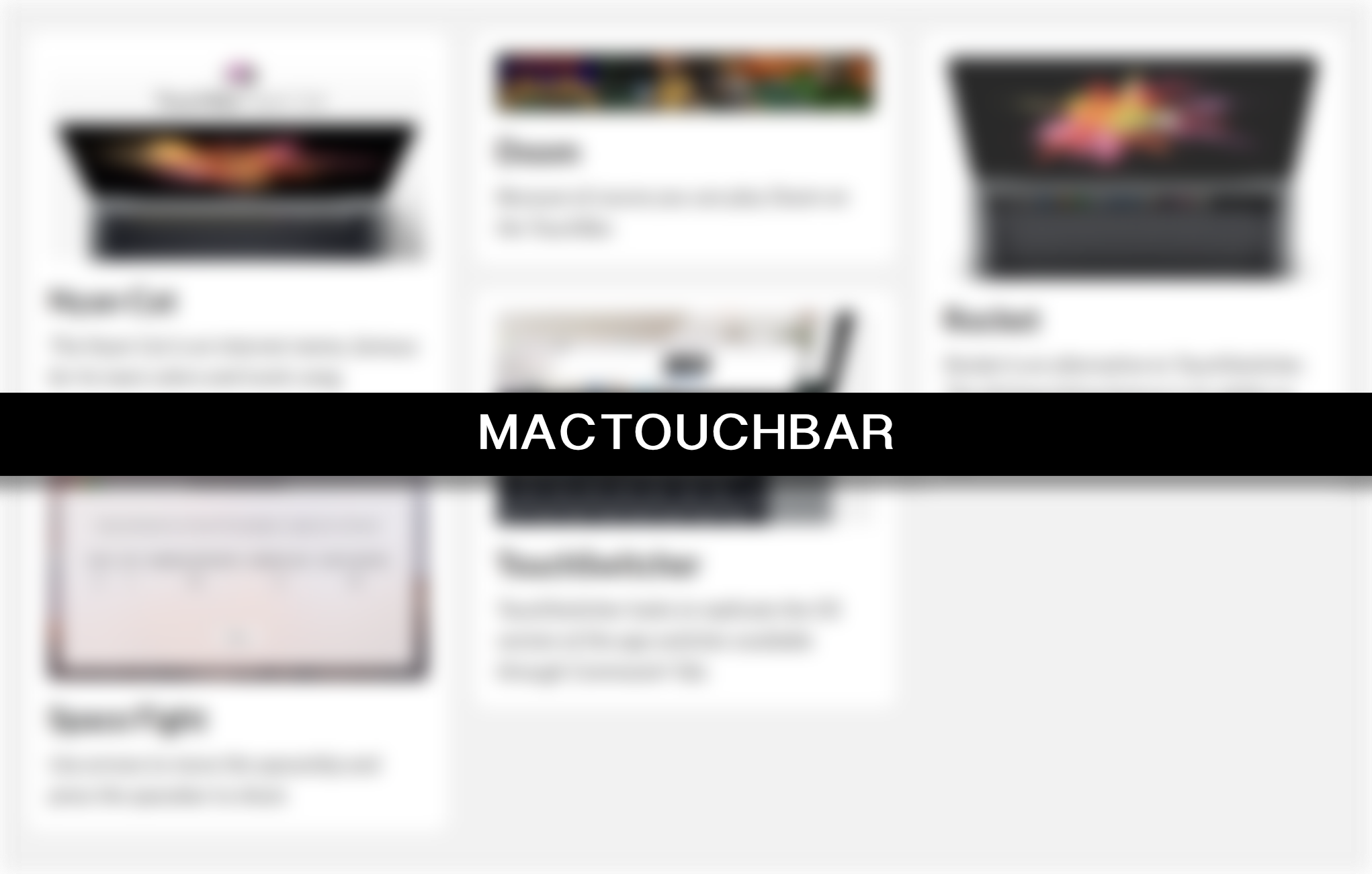 Mac Touch Bar