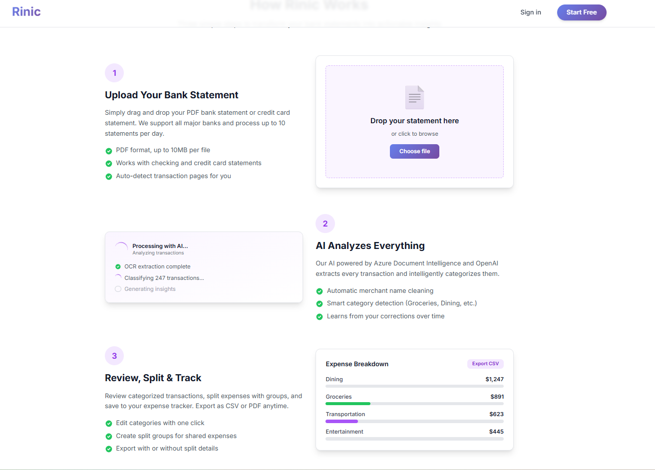 Rinic - Screenshot 3 showing product features and functionality