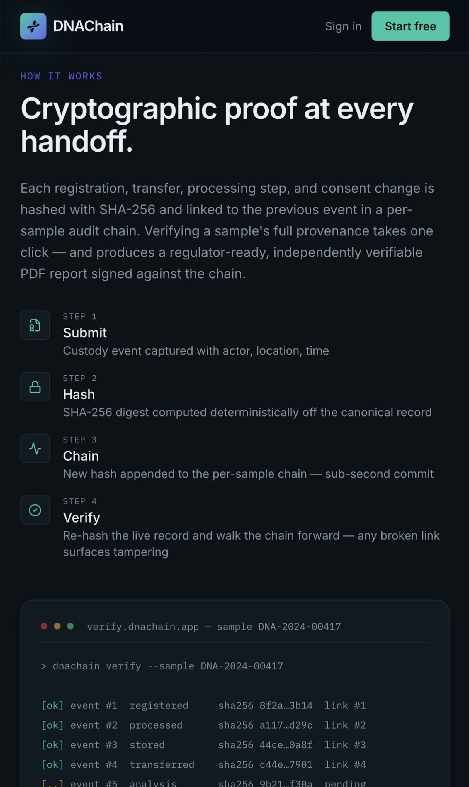 DNAChain screenshot 3
