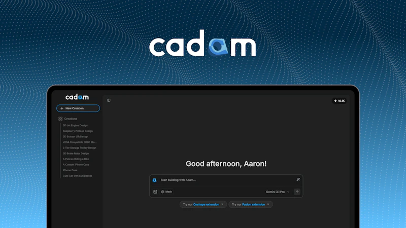 CADAM screenshot 2