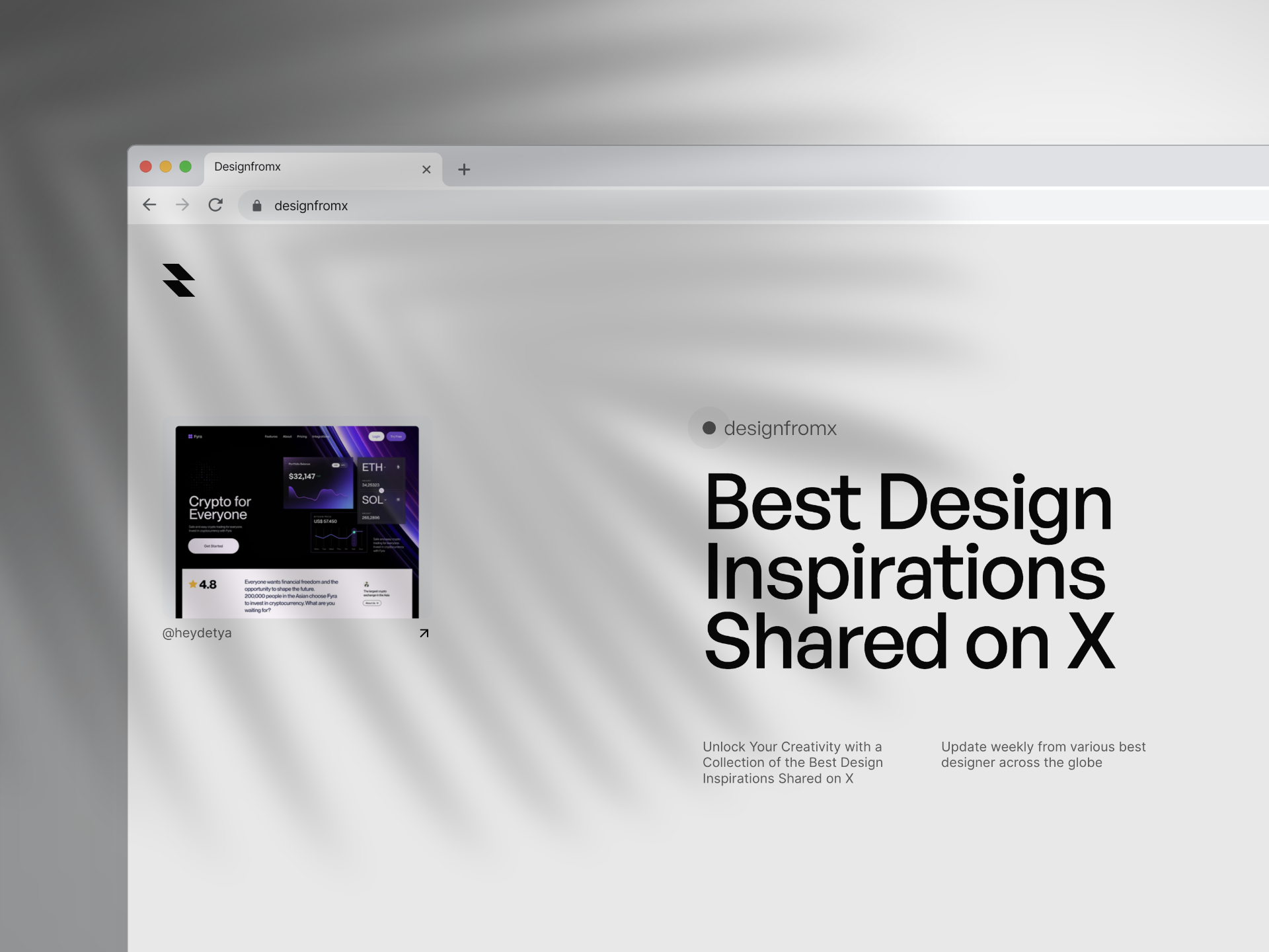 Designfromx - x에서 공유 된 최고의 디자인 영감 모음 미디어 5