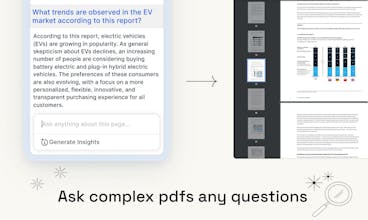 التحليل البياني لاستخلاص البيانات من ملف PDF - تمثيل مرئي لعملية استخلاص الطبقة المعلومات الهامة من ملف PDF، مما يوضح قدرة البرنامج على فهم البيانات بدقة.