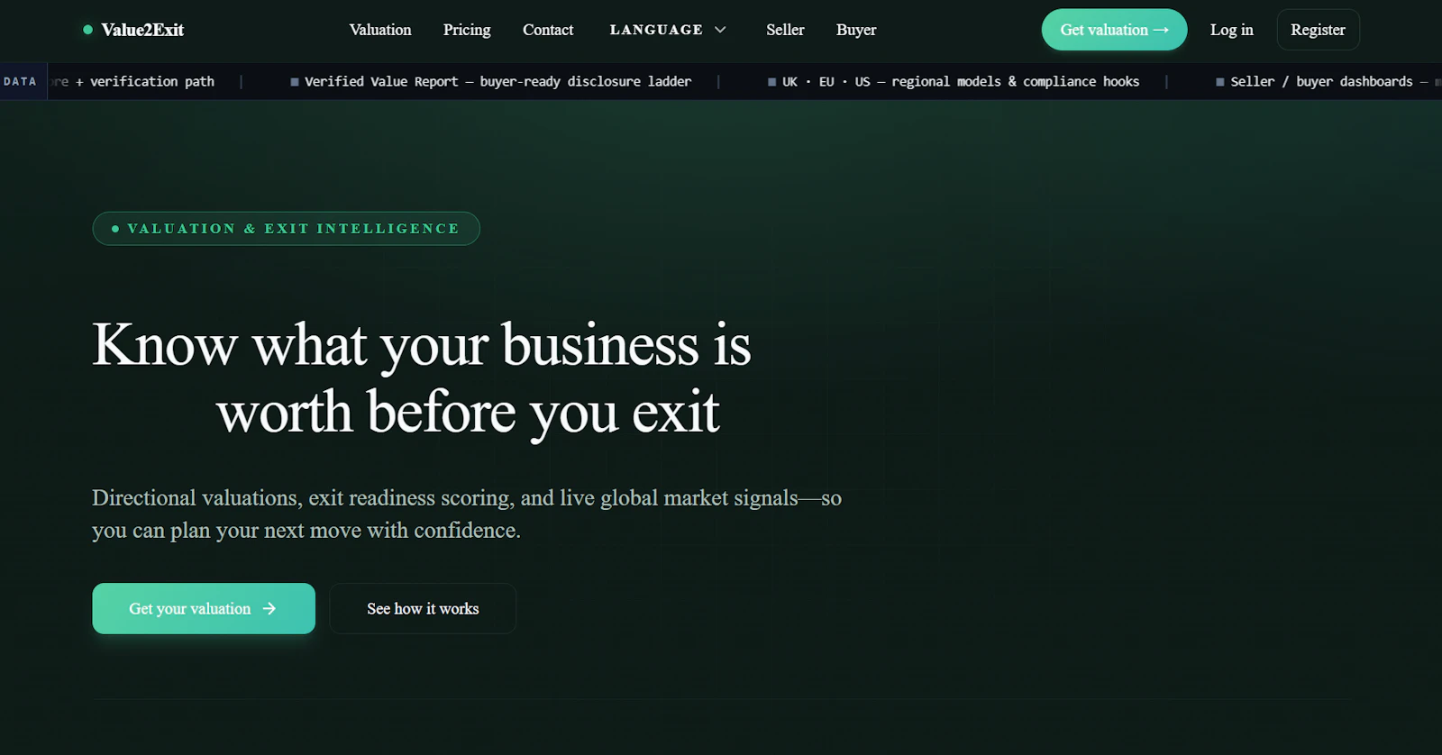 Value2Exit — Valuation & Exit Readiness screenshot 5