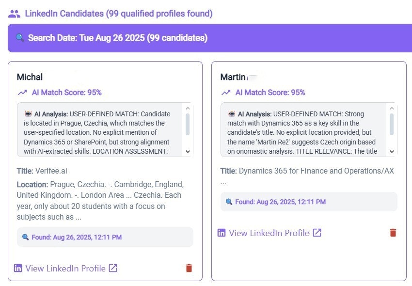 LinkedIn talent hunter & CV Screener gallery image
