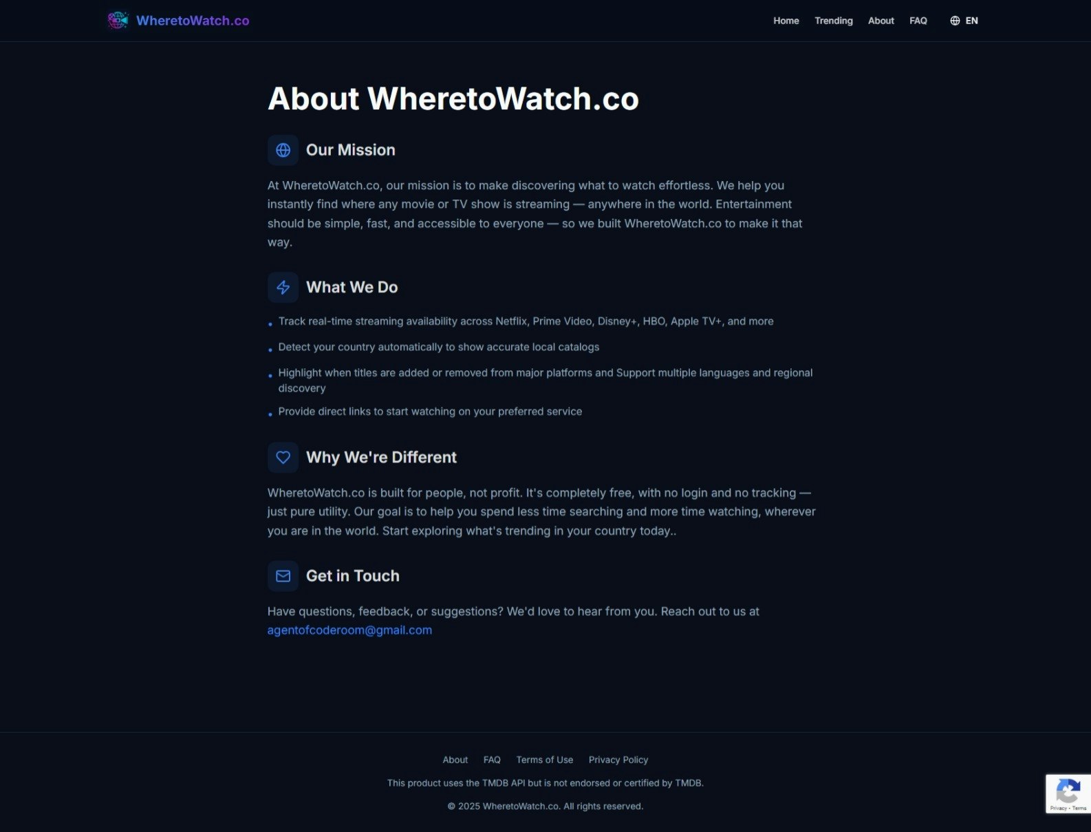 WheretoWatch.co - Screenshot 4 preview