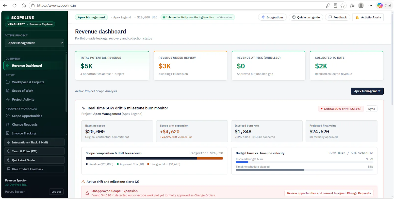 Scopeline screenshot 2