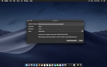 ocsmount WebDAV mounter for macOS gallery image