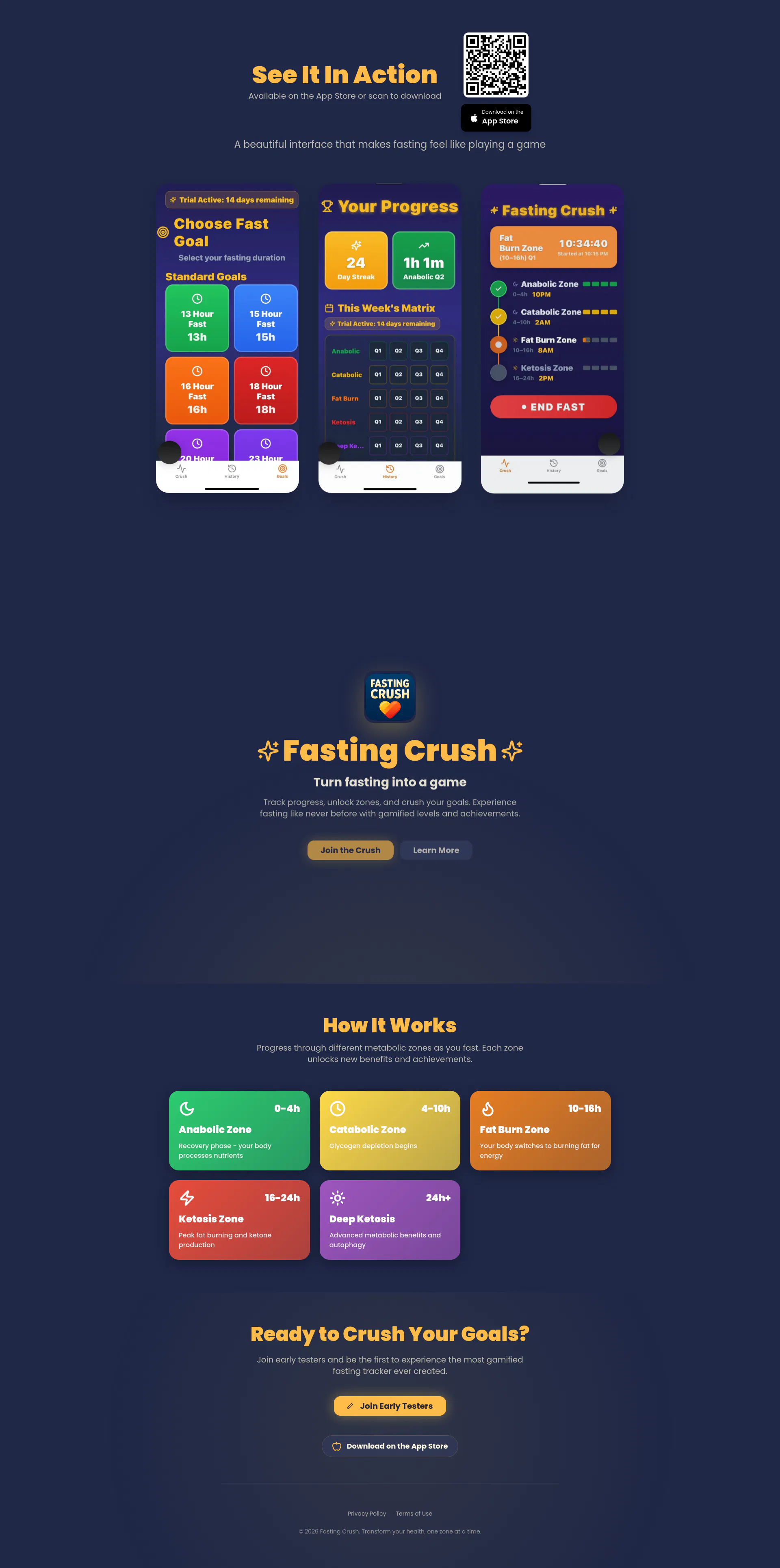 Banner del producto Fasting Crush