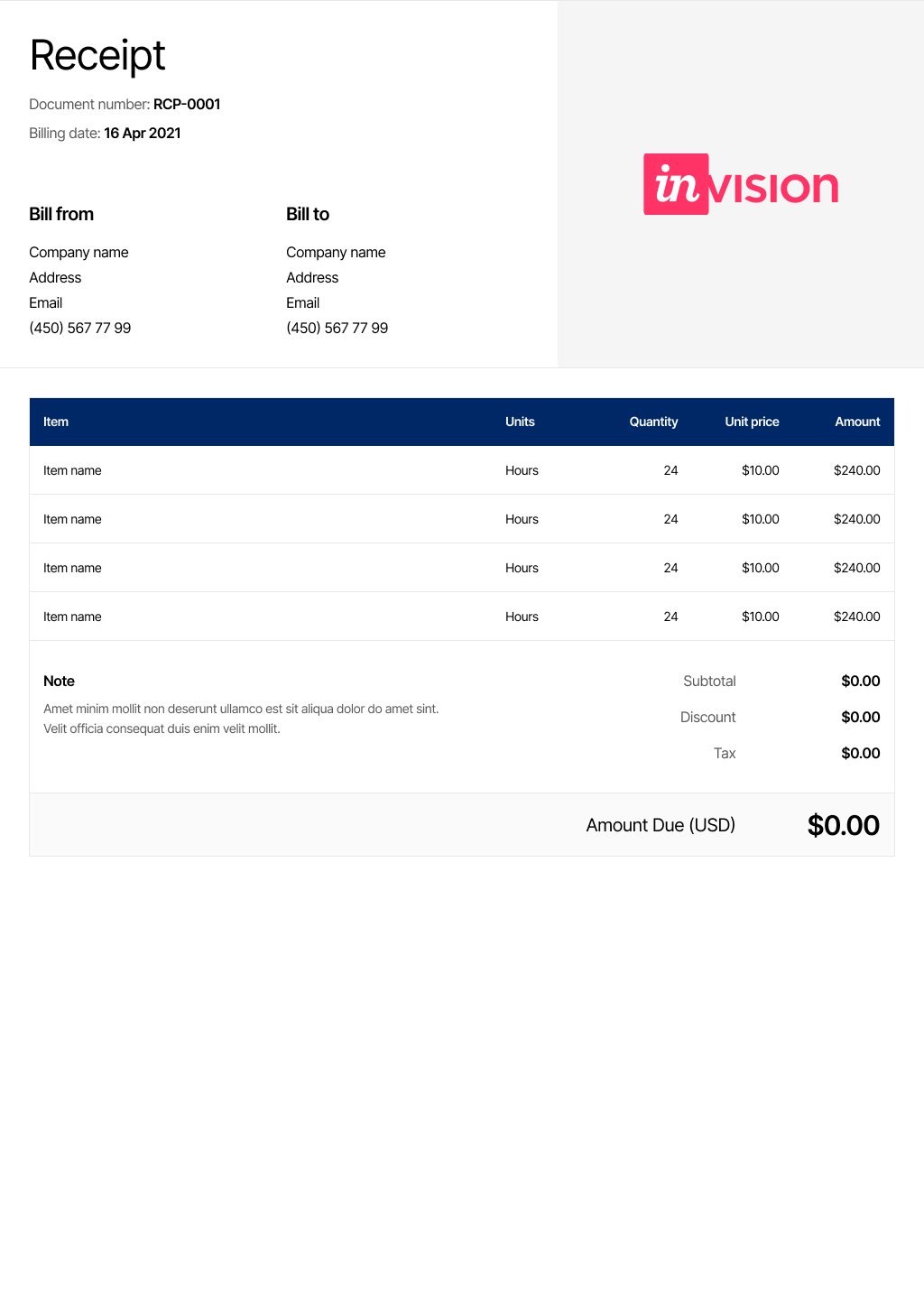 Simple Receipt Maker gallery image