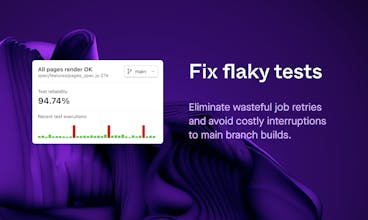 Buildkite Test Analytics gallery image