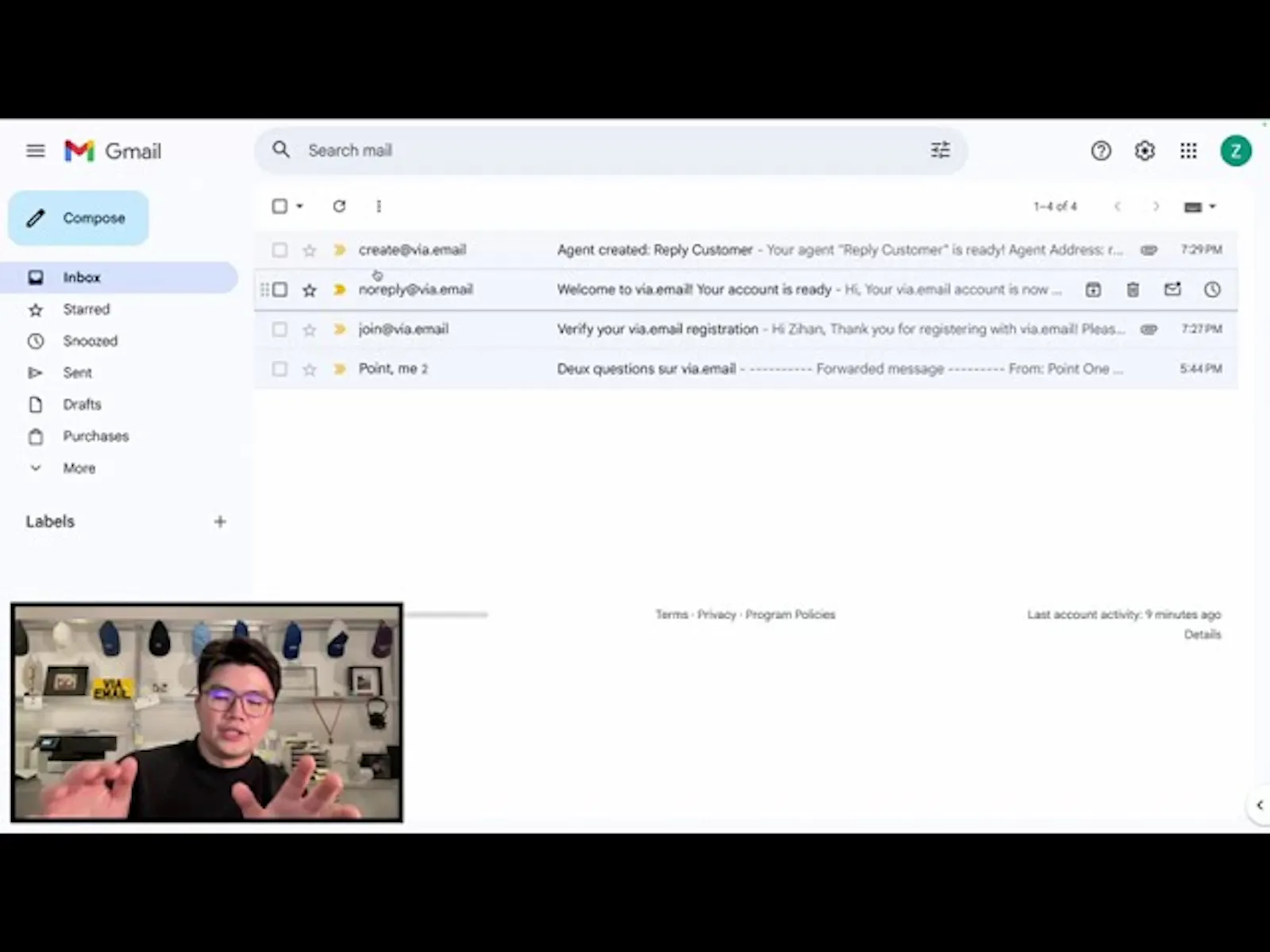 via.email screenshot 1 (video preview)