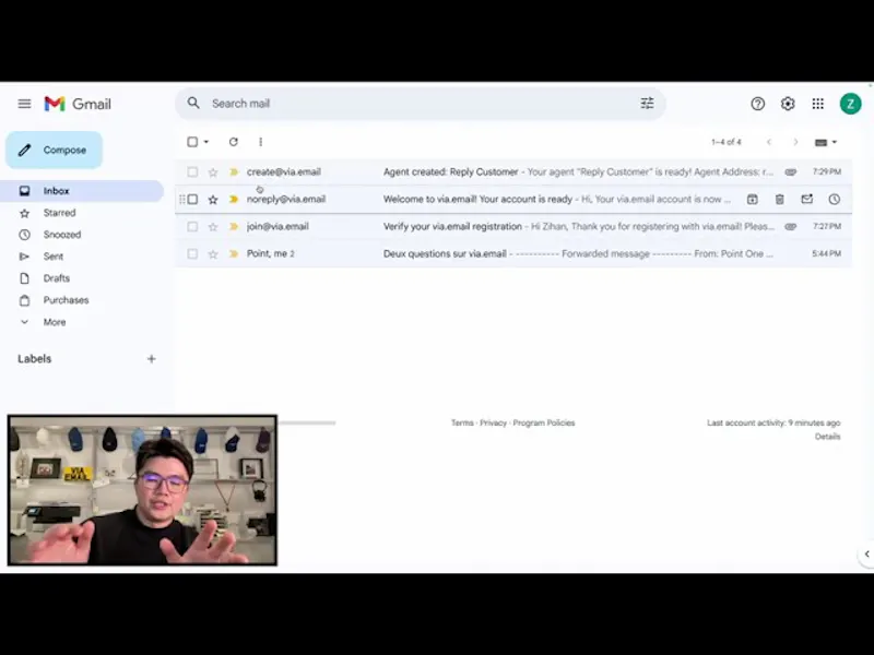 via.email screenshot 1 (video preview)