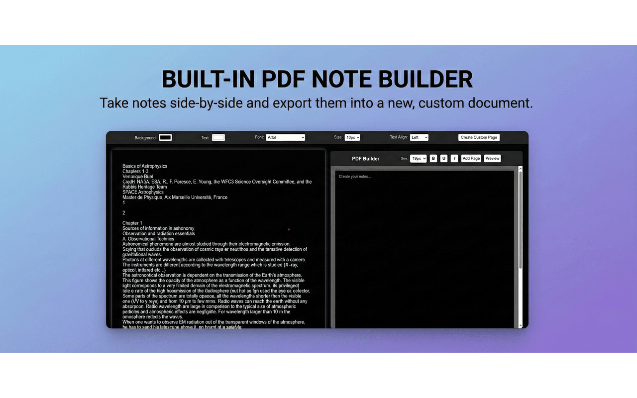 PDF Genius - Main product screenshot demonstrating key features and user interface