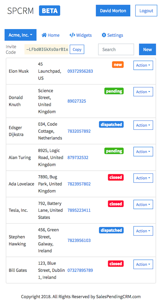 Sales Pending CRM gallery image