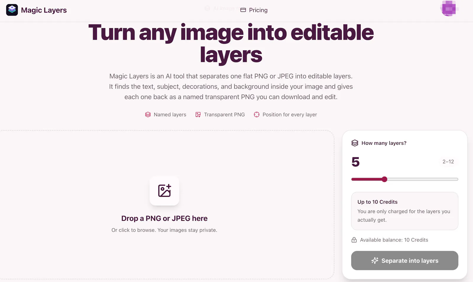 Magic Layers screenshot 1